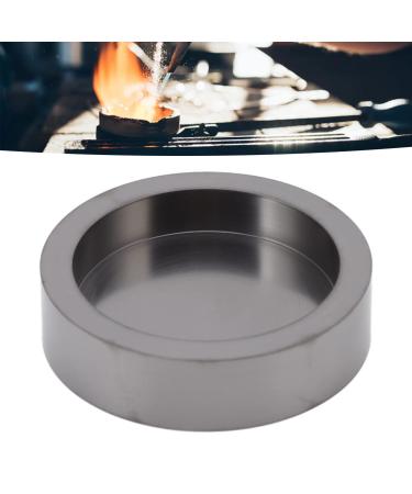 Brrnoo Casting Ingot Mold,Graphite Crucible Mold Round Shape Refining Gold Silver Graphite Ingot Mold for Industry,Jewelry Metal Refining Mold High Purity Refining Graphite Casting Melting Ingot Mold