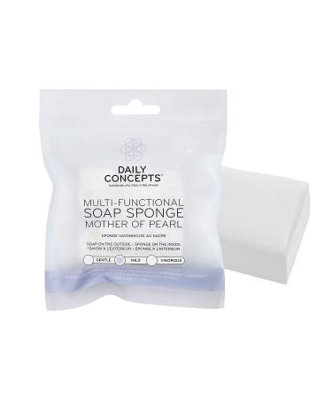 Mother of Pearl Multi-Functional Soap Sponge - 1 Pack - Buy Online on SooperMarket.com
