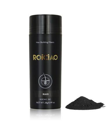 Hair Fibres Black Hair Fibres for Thinning Hair Professional Quality Hair Powder Men & Women Hair Fiber Instantly Conceals Hair Loss Hair Building Fibres No Oil Or Greasy Residue