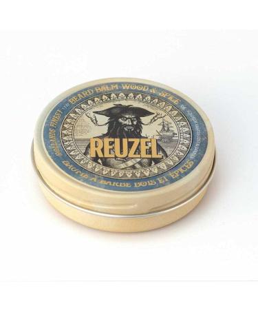 Reuzel Beard Care Set - 6pc Gift Box | Beard Oil Balm Shampoo Comb & Keychain - Wood & Spice Scent - Buy Online on SooperMarket.com
