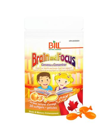 BILL Natural Sources Brain and Focus (cognitive support) 30 softgels