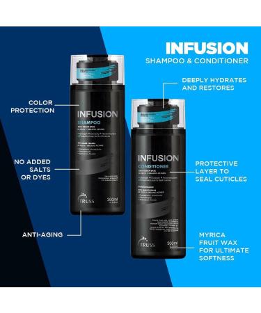 TRUSS Infusion Shampoo & Conditioner Set - Hydrating Hair Care Bundle - Buy Online on SooperMarket.com