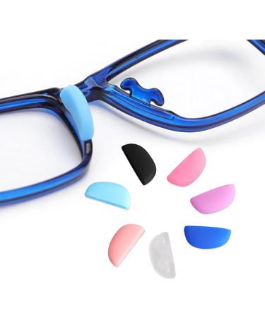 Folpus 10pcs Silicone Children Eyeglass Nose Pads - Comfortable Soft Thickened Replacement for Eyewear & Sunglasses - White - Buy Online on SooperMarket.com