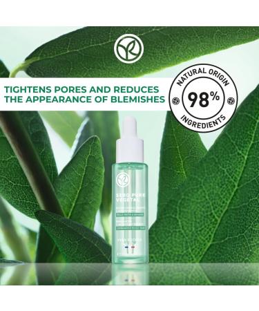 Yves Rocher Rebalancing Antioxidant Serum - Purify & Mattify Oily Skin with Salicylic Acid | 1 FL OZ - International Shipping Available - Buy Online on SooperMarket.com