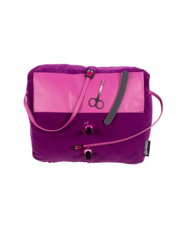 Manicure Cushion Pedicure Pillow Nail Arm Rest Foot Care Purple Velvet