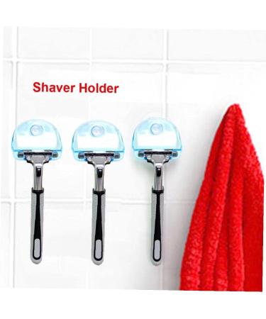 TOSSPER 2-Piece Suction Razor Holder & Toothbrush Organizer | Wall Sucker Hook for Bathroom & Shower Storage - International Shipping Available - Buy Online on SooperMarket.com