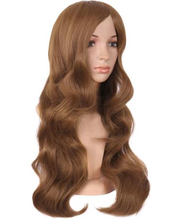 MapofBeauty Charming Long Wavy Synthetic Party Wig for Women - Light Brown - Buy Online on SooperMarket.com