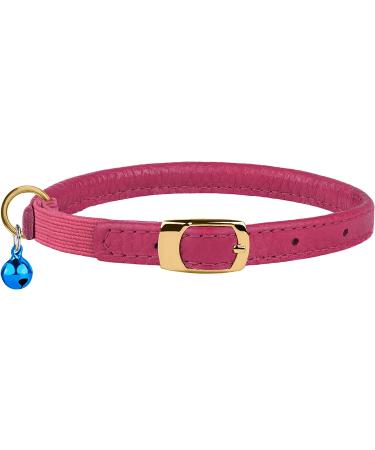 Murom Rolled Leather Cat Collar - Adjustable Safety Collar for Cats - Various Colors Available - Buy Online on SooperMarket.com
