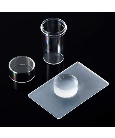 Cetornie Clear Silicone Jelly Stamper with Scraper - Nail Art Stamping Tool - Buy Online on SooperMarket.com