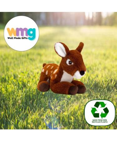 Deluxe Paws Eco-Friendly Deer Toy | 100% Recycled Plush | Sustainable Pet Plaything - Buy Online on SooperMarket.com
