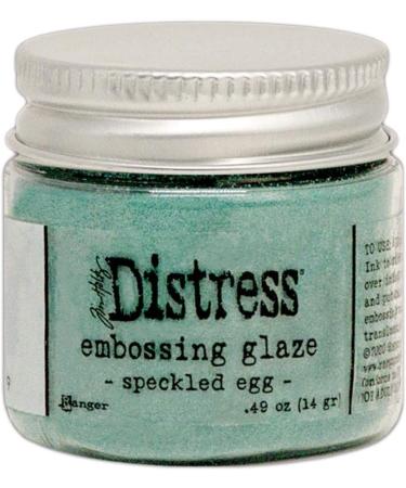 Tim Holtz Distress Embossing Glazes Bundle - Speckled Egg, Kitsch Flamingo, Crackling Campfire, Rustic Wilderness | 4 Item Set - Buy Online on SooperMarket.com