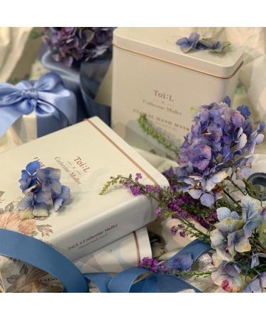 Toi L x Catherine Muller Floral Hand Mask Glove (1 Tin/8 Pairs) - Moisturizing Glove for Dry Hands with Premium Hand Spa Treatment - Whitening, Repairing, and Hydrating for Rough & Damaged Hands - Buy Online on SooperMarket.com