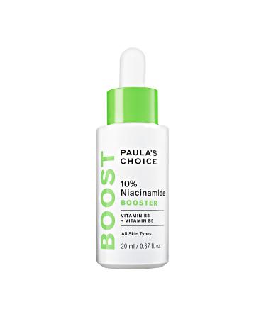 Paula's Choice BOOST 10% Niacinamide Booster  Vitamin B3  Vitamin C & Licorice Extract Serum  Pore Minimizer  0.67 Ounce