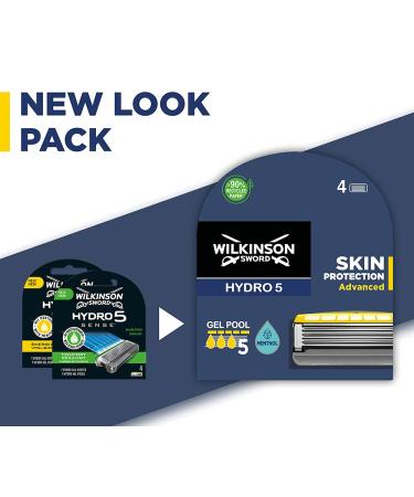 Wilkinson Hydro 5 Razor Blades - 5-Blade Pack with Shock Absorption Technology & Energizer Mint | International Shipping - Buy Online on SooperMarket.com