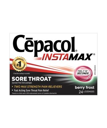 C pacol Instamax Berry Frost Sore Throat lozenges 24 Count (Pack of 1)