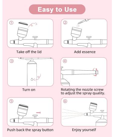 Portable Cordless Airbrush Kit for Makeup & Skin Rejuvenation | Rechargeable Beauty Airbrush with 0.3mm Nozzle & Compressor | 23psi Spray Gun for Salon Use | Lady's Gift Idea - Buy Online on SooperMarket.com