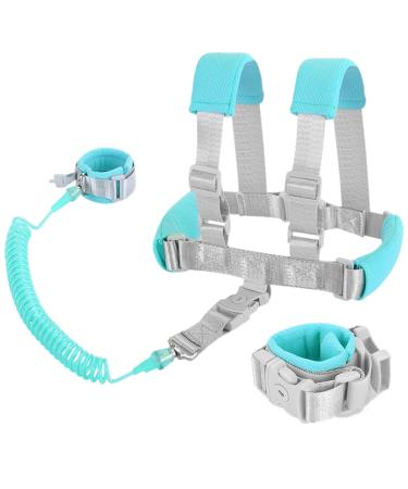 Fzbjayoon 2 in 1 Baby Leash Anti Lost Wrist Link for Toddlers Toddler Harness,Baby Leash,Leash for Toddlers,Wrist Leashes(Green 2.5M)