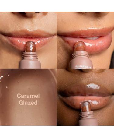 Palladio Butter Balm - Hydrating Vegan Lip Balm with Aloe Peptides & Shea Butter | Caramel Glazed Tint for Instant Moisture & Shine - Buy Online on SooperMarket.com