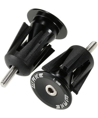 Wake Bar End Plugs - Bicycle Handlebar Caps for MTB, Road Bike, BMX - 2 Counts Rubber Sponge Aluminum - Black/Red/Gold/Blue/Gray - Buy Online on SooperMarket.com