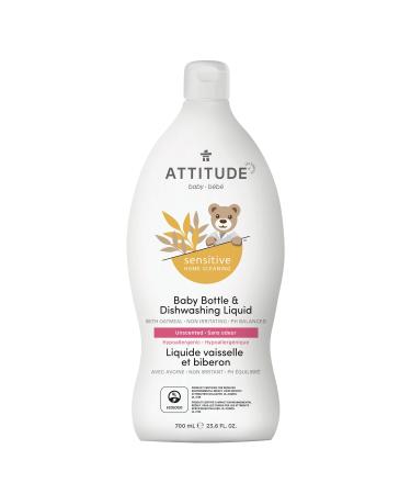ATTITUDE Baby Natural Baby Bottle & Dishwashing Liquid 23.6 fl oz (700 ml)
