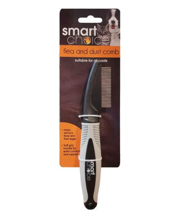 Smart Choice Flea and Dust Grooming Comb Grey/Black 0.06 kg