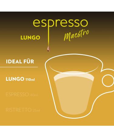 Lavazza Espresso Lungo Capsules | Floral & Aromatic Nespresso Compatible | 10 Capsules (56g) - International Shipping Available - Buy Online on SooperMarket.com