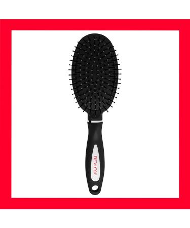 REVLON Detangle & Smooth Black Cushion Hair Brush - Gentle and Effective Hair Detangling - Buy Online on SooperMarket.com