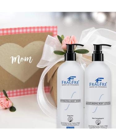 Fragrance-Free Hypoallergenic Skin Care Set | Natural Cucumber & Argan Oil | Sulfate-Free Body Essentials Collection (4 Items - Buy Online on SooperMarket.com