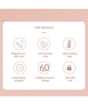 Buy 40W Professional Hair Straightener & Curler | Fast Heating Flat Iron - White US Plug 110-240V | International Shipping Available - Buy Online on SooperMarket.com