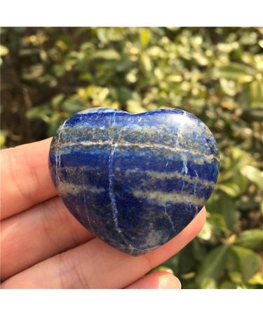 Beautiful Natural Lapis Lazuli Crystal Heart Polished Gem Crystal As Gift s Natural Luster