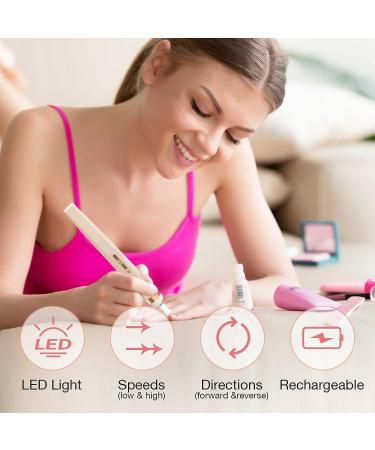Pnyxeass Portable Electric Nail Drill - Compact Efile Salon Nails Kit for Home Use - Buy Online on SooperMarket.com