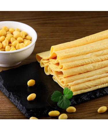 tofu skin sheets 8.4 oz/240g (120gx2 pack) Asian tofu skin Oil bean skin Hot pot ingredients Dry fried soybean tofu skin vegetarian food Vegetarianism Used for making stir fried dishes hot pot or cold dishes  - Buy Online on SooperMarket.com