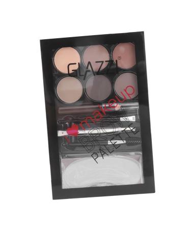MUSISALY 1 Set Eyebrow Powder Set Eyebrow Makeup Cosmetic Eyebrow Threading Tool Matte Eyeshadow Abs