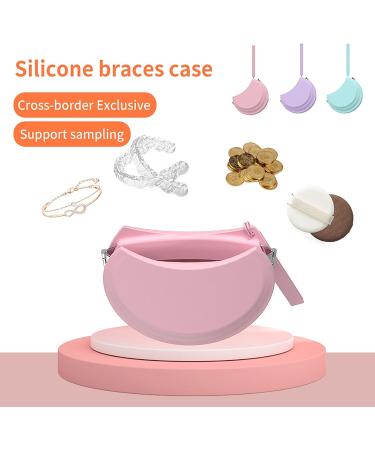 Oueyfer Silicone Retainer Case with Lanyard - Thin Orthodontic Holder for Kids Women & Men - Durable Dental Storage Box - Buy Online on SooperMarket.com