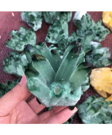 Specimen Healed 260g Natural Crystal Green Ghost Crystal Cluster As a Gift kaixun - Buy Online on SooperMarket.com