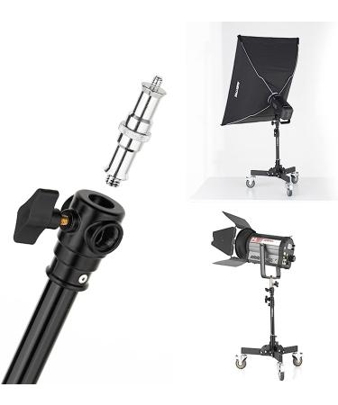 AMBITFUL 61-81cm/21-31.9 Professional Folding Floor Light Stand with Wheels - Buy Online on SooperMarket.com