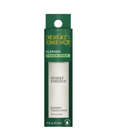 Desert Essence Organic Herbal Blemish Touch Stick - Tea Tree Oil - Chamomile - Lavender - Palmarosa - .31 Fl Oz - Clear & Radiant Skin - Buy Online on SooperMarket.com