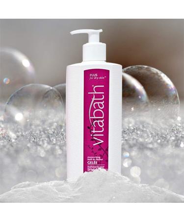 Vitabath Plus Moisturizing Shower Gel for Dry Skin - 32 oz Jasmine - Hydrating Body Cleanser with Replenishing Oils - Buy Online on SooperMarket.com