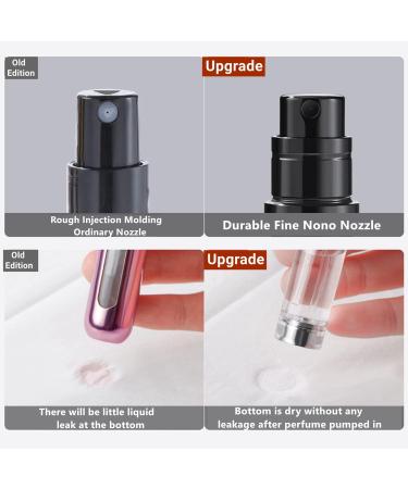 Travel Perfume Atomiser Refillable Underfill Perfume Atomizer Mini Aftershave Empty Spray Bottle Pods Travel Perfume Holder Pocket Travel Toiletries Holiday Essentials For Handbag Traveling (Grey) - Buy Online on SooperMarket.com