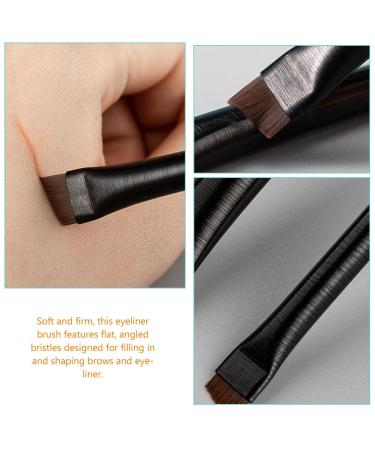 3 Sets of Premium Makeup Brushes - Angled Eyeliner & Ultra Fine Slanted Eyebrow Brushes for Precision Application - International Shipping Available - Buy Online on SooperMarket.com