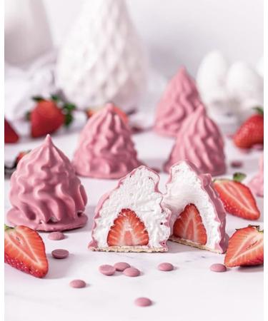 Ruby Kupert re Chips - Pink Chocolate for Glazing & Decorating Cakes Tarts & Chocolates | Gluten-Free 100g | International Shipping - Buy Online on SooperMarket.com