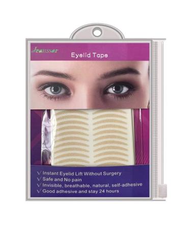 480pcs One-sided Sticky Eyelid Tapes Stickers Invisible Eyelid Correcting Strips Instant Eye lid Lift Without Surgery Stay 24 hours for Hooded Droopy Uneven Mono-eyelids Slim 480pcs single-sided Stciky Skin Tone Slim ZF