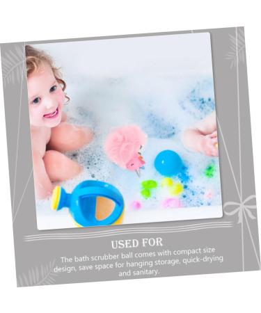Angoily Unicorn Bath Ball Cleaning Sponge - 2pcs Exfoliating Loofah for Kids & Adults | Ideal Bathing Shower Accessory - Buy Online on SooperMarket.com