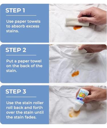 Emergency Stain Remover Roller-ball Cleaner Magic Stain Remover Rolling Bead Clothes Stain Remover-Roll Bead Design Portable No-wash Instant Stain Remover Pen (1pcs) - Buy Online on SooperMarket.com
