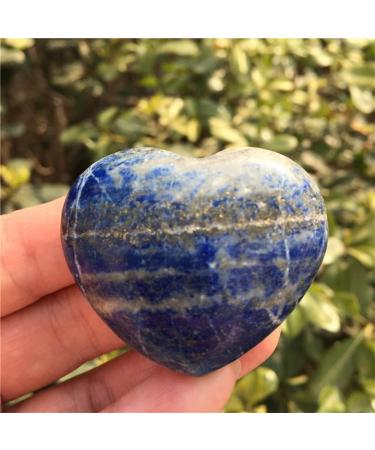 Beautiful Natural Lapis Lazuli Crystal Heart Polished Gem Crystal As Gift s Natural Luster - Buy Online on SooperMarket.com