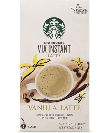 Starbucks VIA Instant Vanilla Latte 10 CT (2 pack) - Buy Online on SooperMarket.com