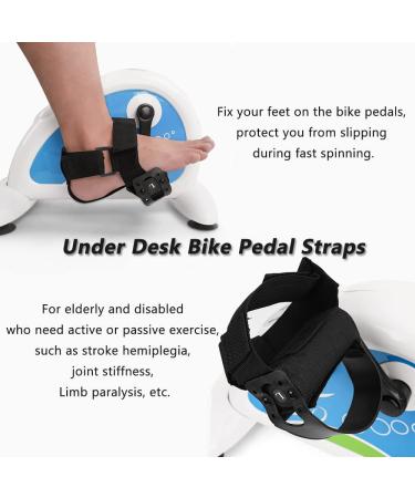 Under Desk Bike Pedal Straps - Foot Brace for Elderly & Disabled Stroke Patients - 2 PCS - Buy Online on SooperMarket.com