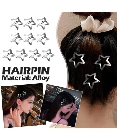 Star Shape Hair Clips - Non Slip Metal Barrettes for Girls (5/10/20pcs) - Cute Hairpins - Buy Online on SooperMarket.com