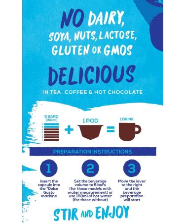 Koko Plant Based Dolce Gusto Compatible Pods (8 Pods x 5 Cases Coconut Milk) Coconut 8 Pods x 5 Cases - Buy Online on SooperMarket.com