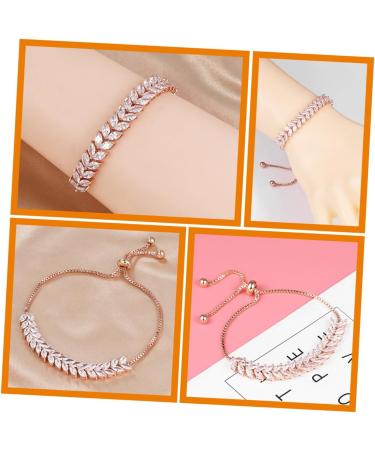 PACKOVE High-end Simple Bracelet Adjustable Bracelet Metal Bracelets Enamel Teakettle World Map Wall Clock Crystal Bracelet Tennis Wristband Bracelets for Girls Accessories Zircon Wedding - Buy Online on SooperMarket.com